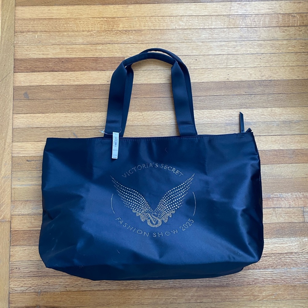 Victoria's Secret Black and Gold Fashion Show Tote